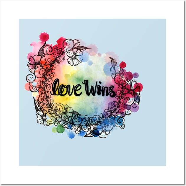 Love Wins Wall Art by selandrian